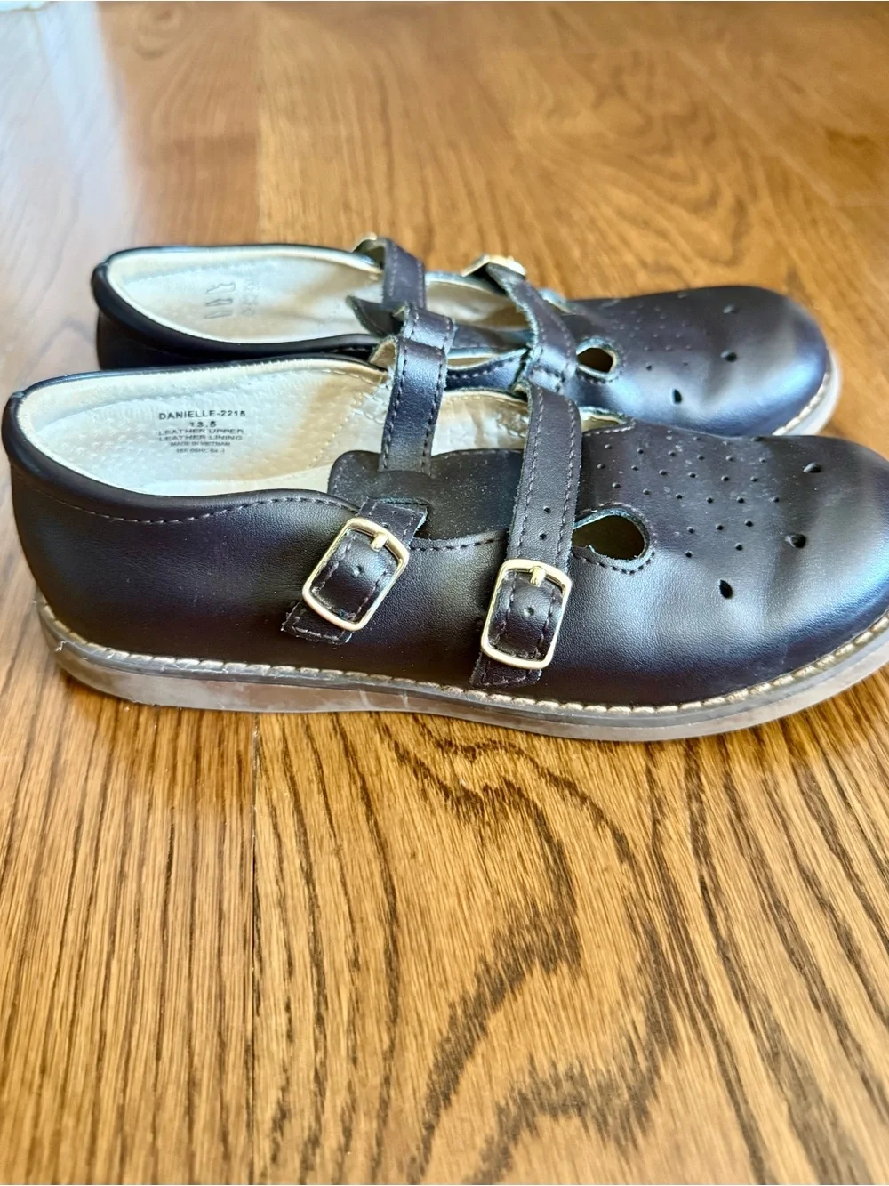 Classic Kids Brown Mary Jane Shoes by Footmates